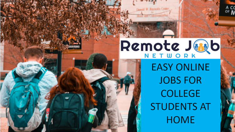 Easy Online Jobs for College Students at Home